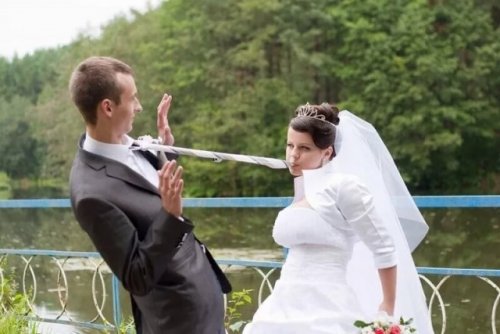 Свадебные фотографии, которые можно было не делать (36 фото)