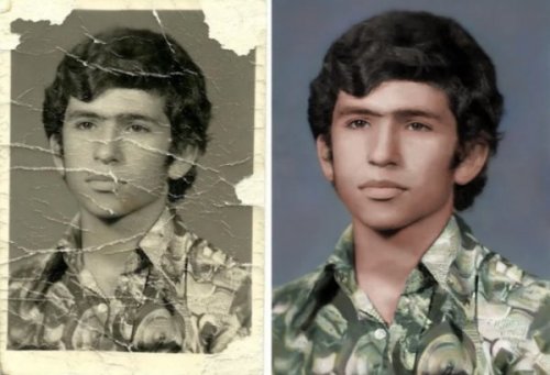 Реставрация фотографий: снимки "до и после" (24 фото)